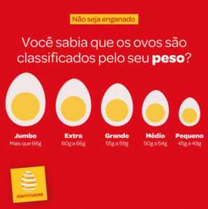Peso do ovo: como saber e como ele influencia a sua receita?